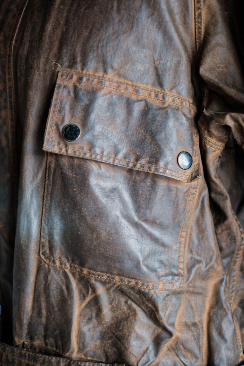 [~ 40's] Vintage Barbour "Solway Zipper" สีขาว