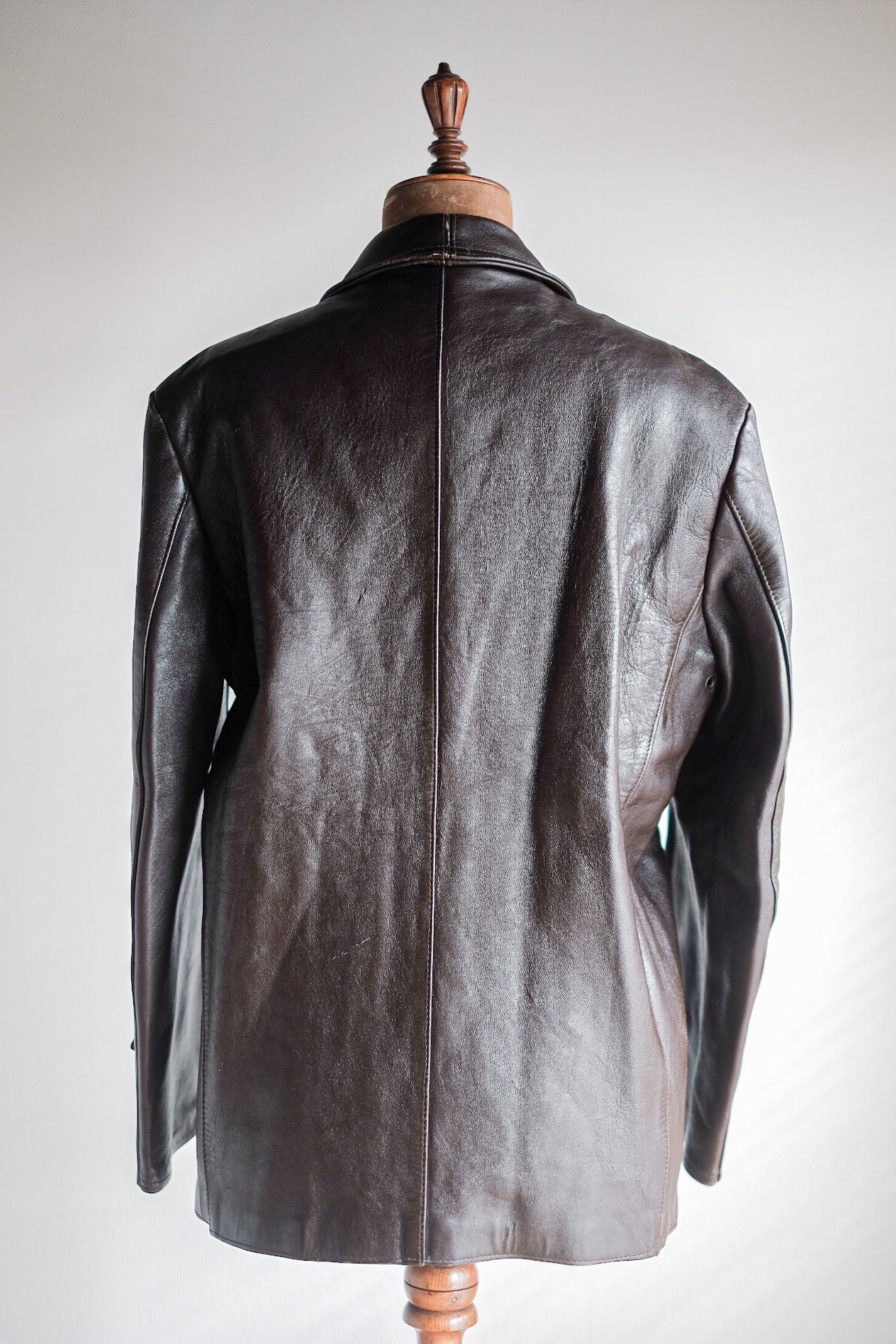 60's] French Vintage Le Corbusier Leather Work Jacket