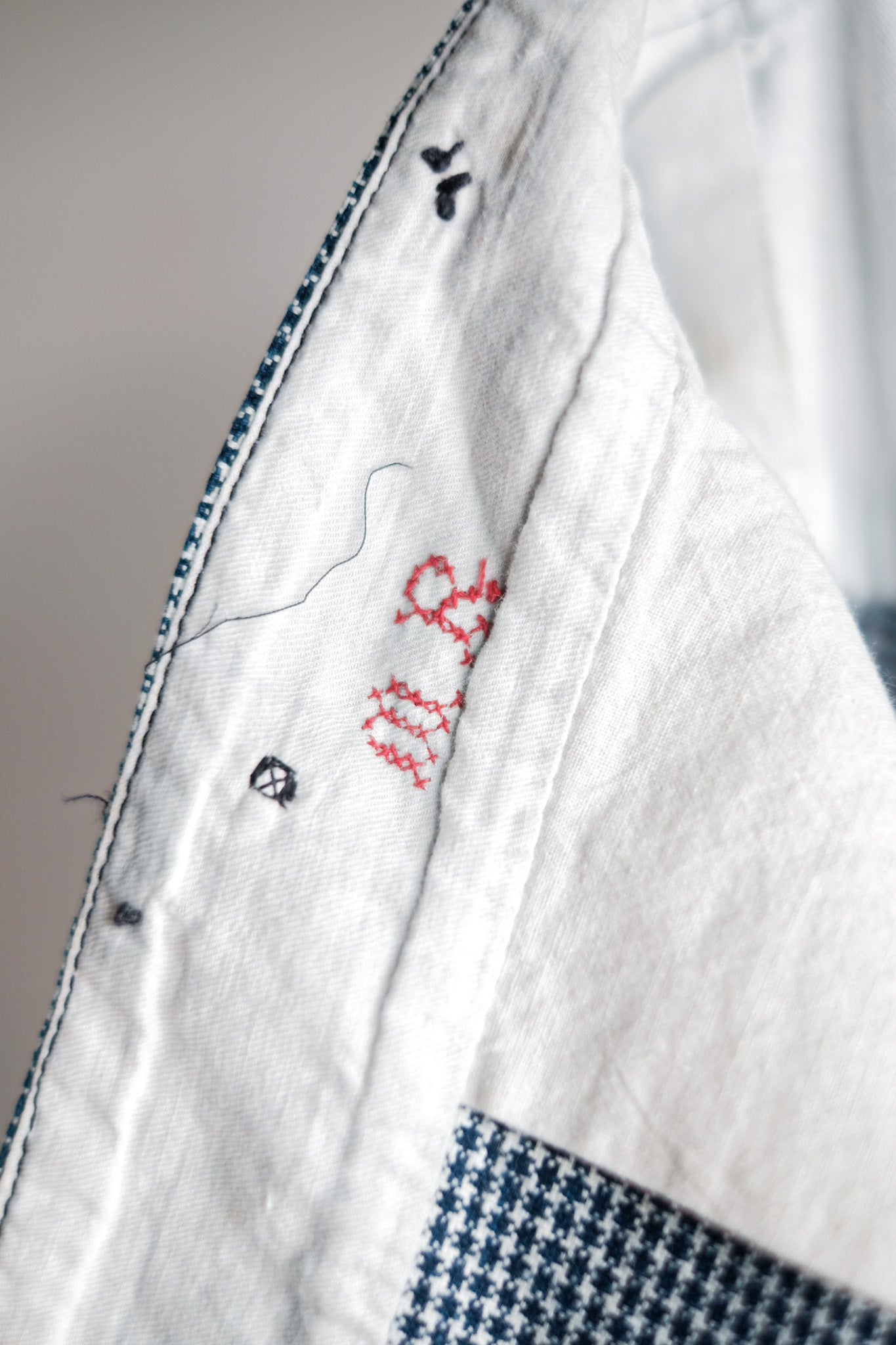 ［~30's］French Vintage Pin Check Work Pants