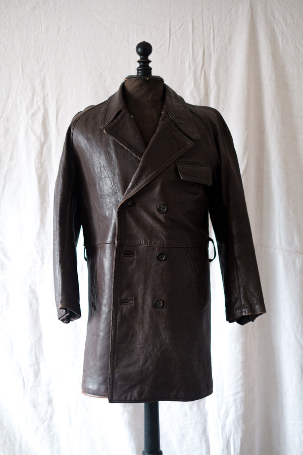[〜40年代]法國復古馬蹄皮大衣