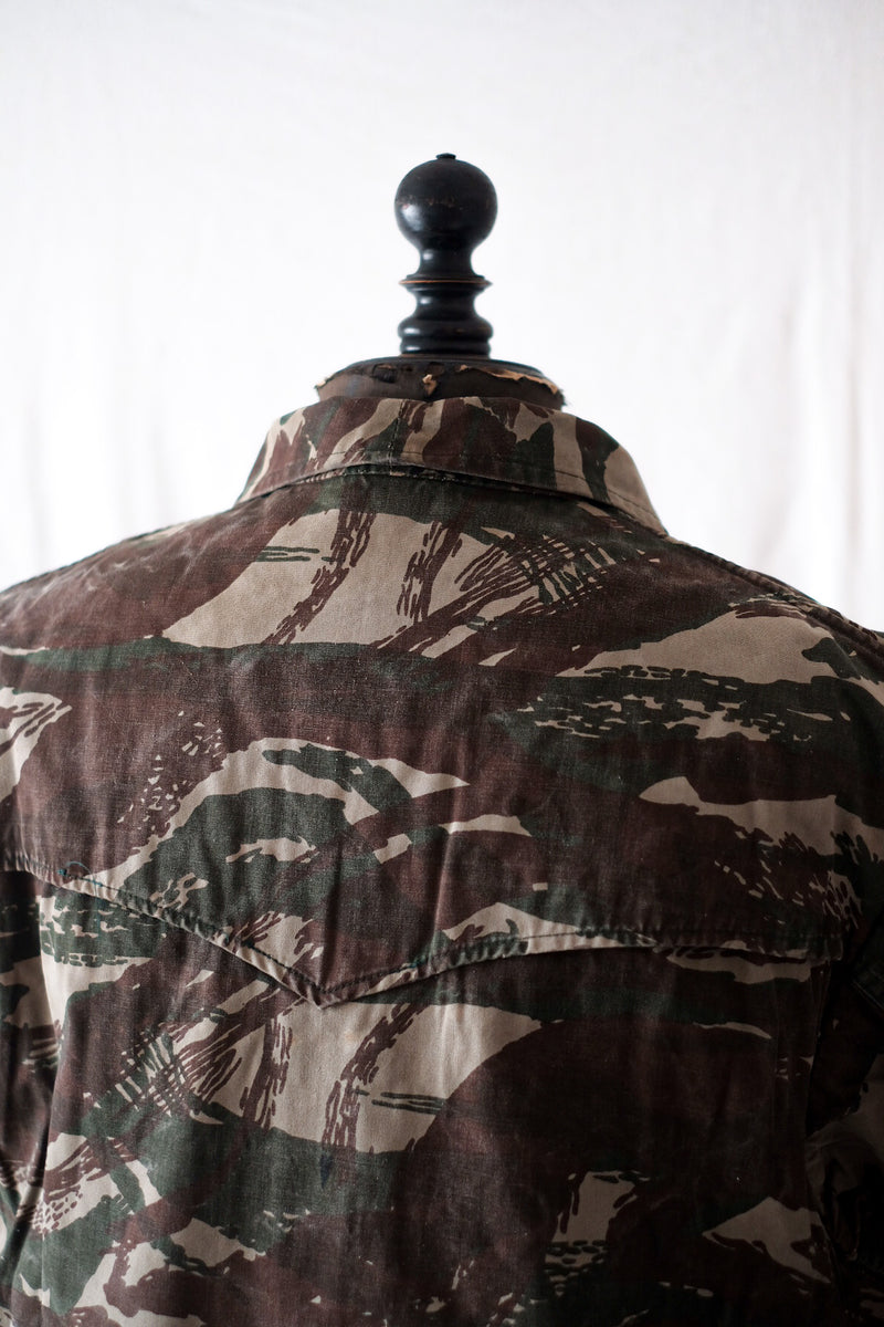 [~ 40's] Veste de chasse au camouflage vintage français