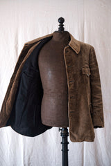[~ 30's] แจ็คเก็ต Gamekeeper Gamekeeper ของ French Vintage Brown