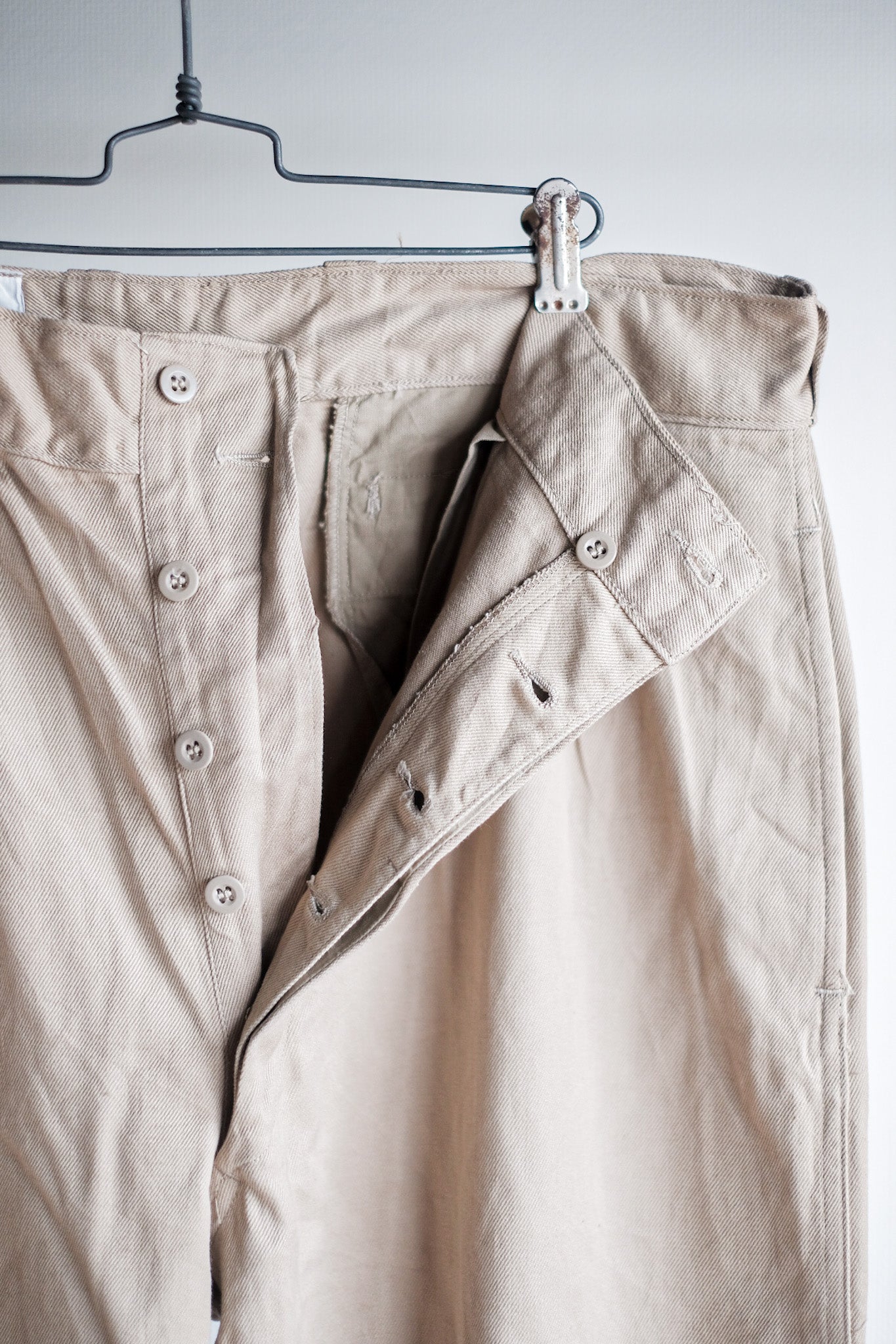 ［~60's］French Army M52 Chino Trousers Size.15