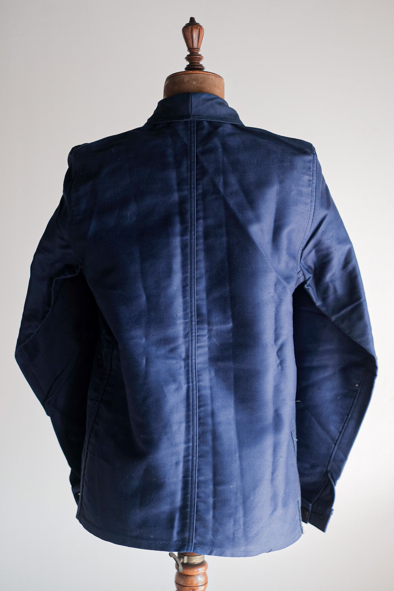 ［~40's］French Vintage Blue Moleskin Work Jacket "Dead Stock"