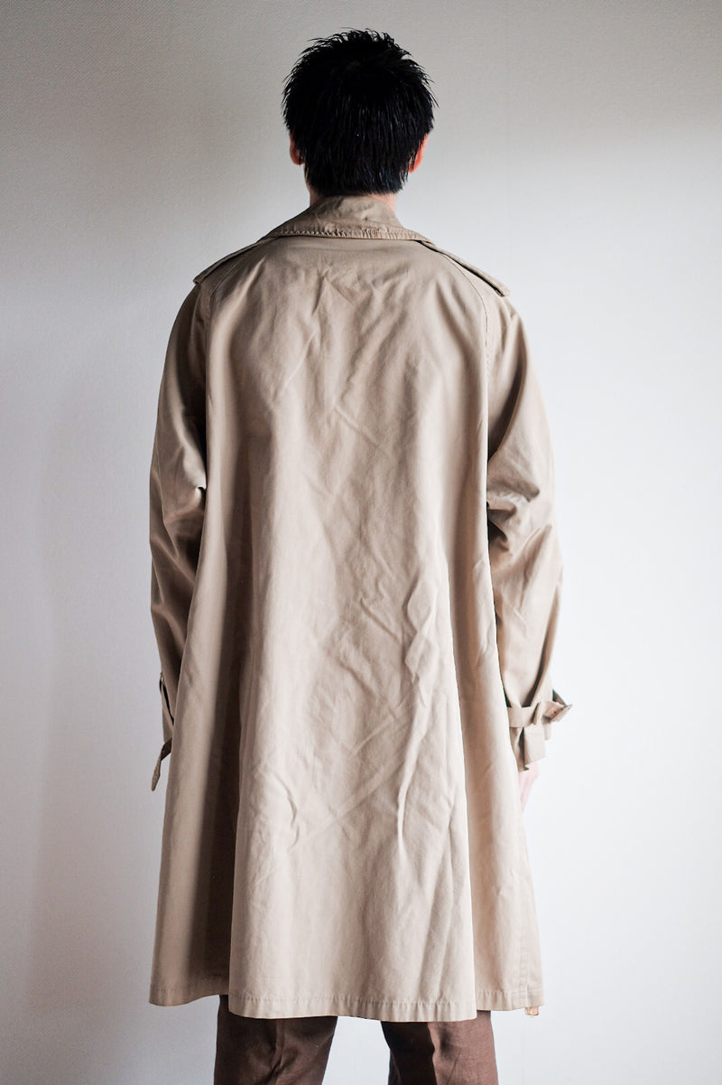 60's] Vintage Burberry's Single Raglan Trench Coat 