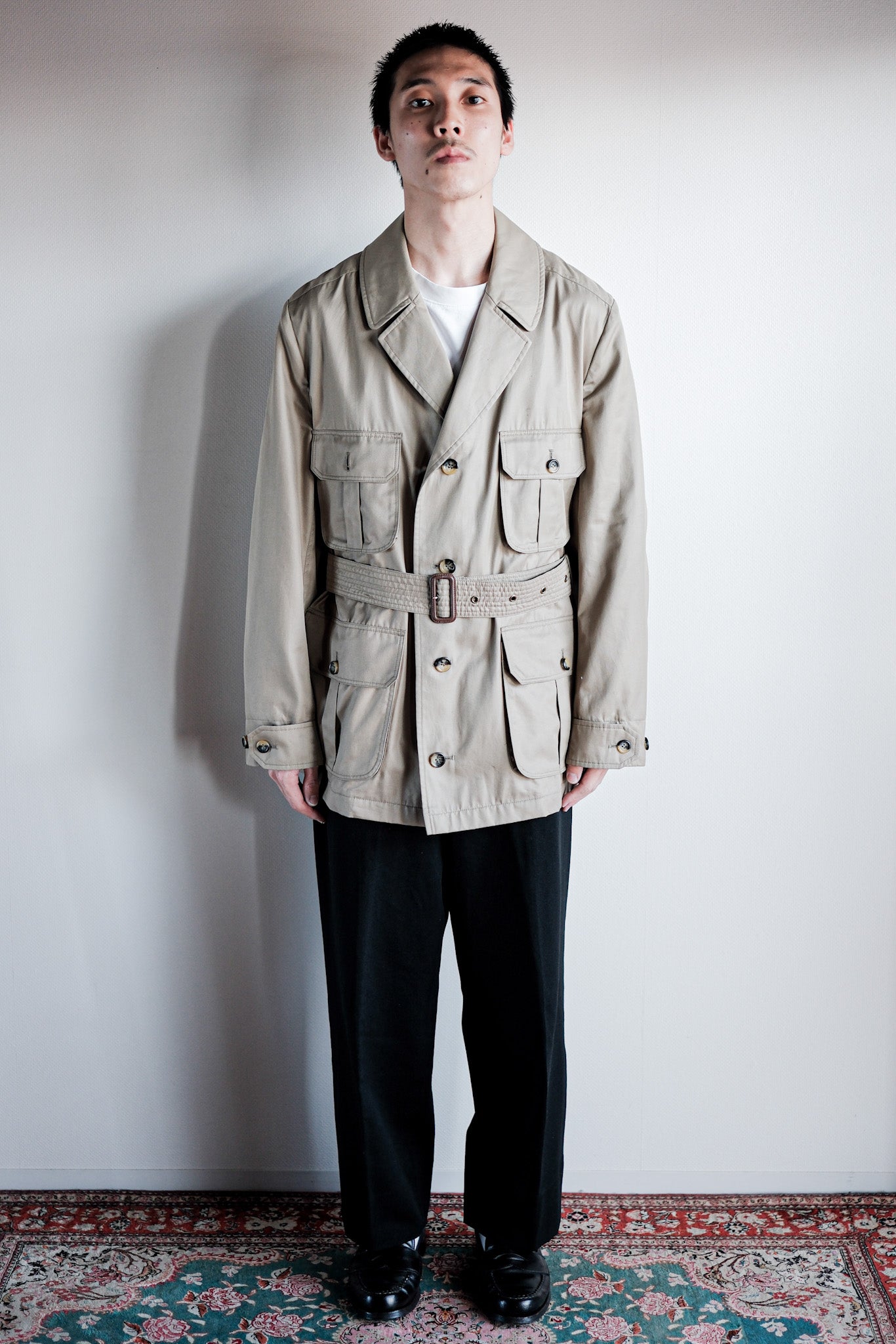 【~00’s】Grenfell Safari Style Jacket With Chin Strap