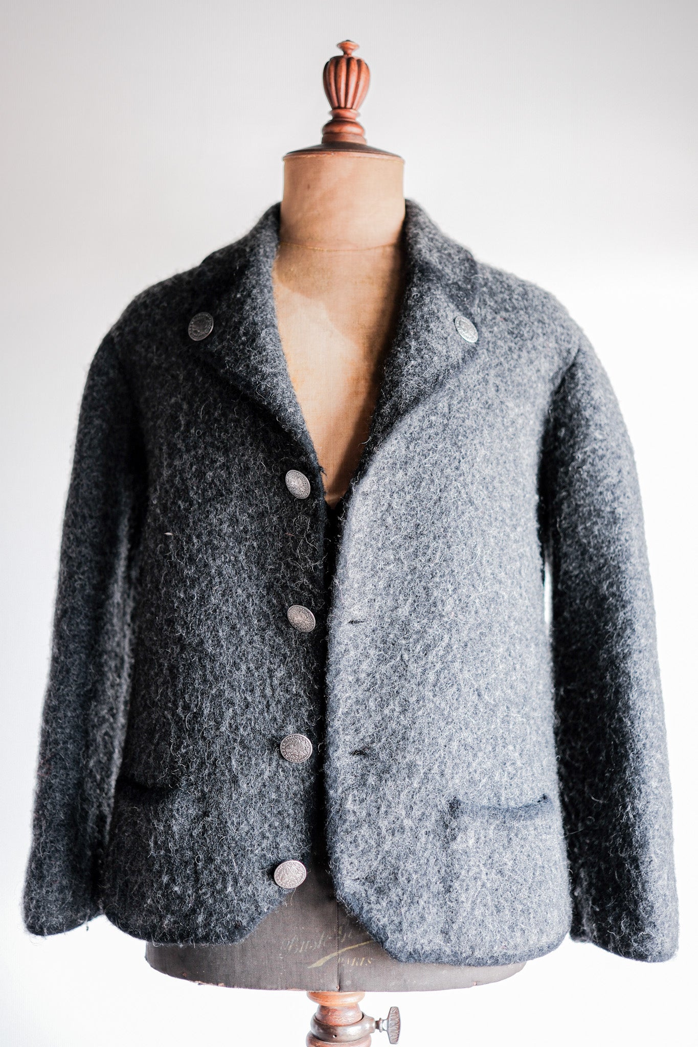 [~ 80's] Hofer Tyrolean Wool Veste Taille.44