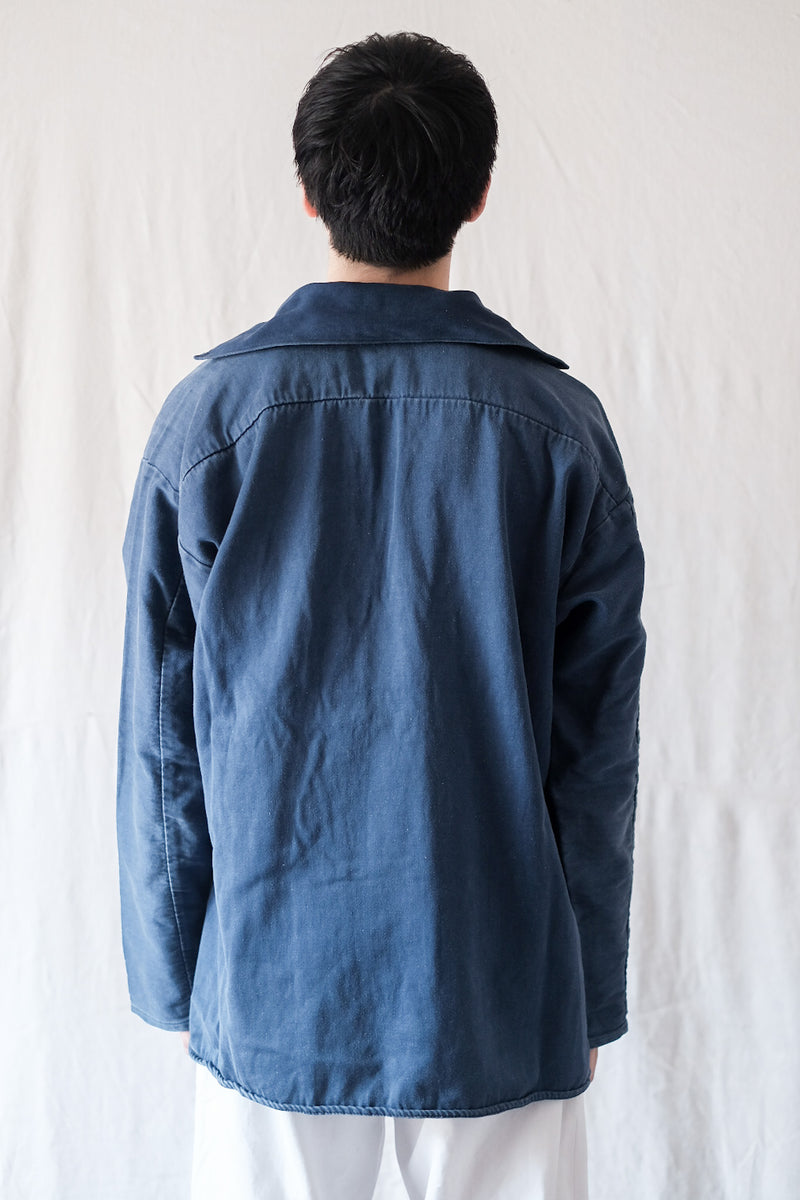 50's] French Vintage Blue Moleskin Fisherman Smock – VIEUX ET NOUVEAU