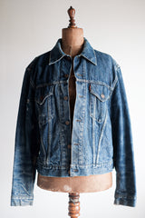 [~ 60's] ขนาดแจ็คเก็ตยีนส์ 559xx ของ Vintage Levi ขนาด 44 "รับประกัน"