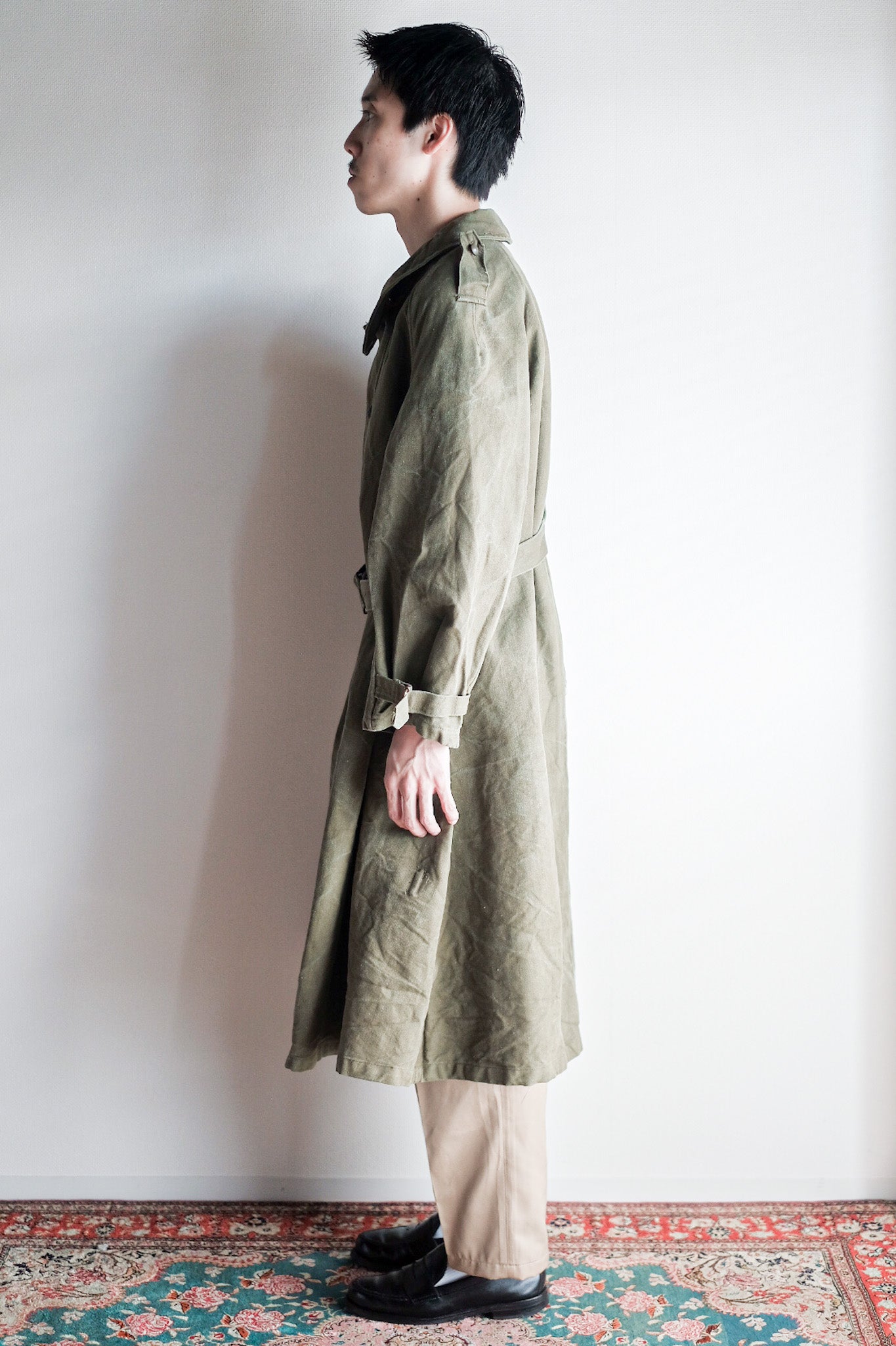 ［~50's］French Army M35 Motorcycle Coat Size.2 "Dead Stock"