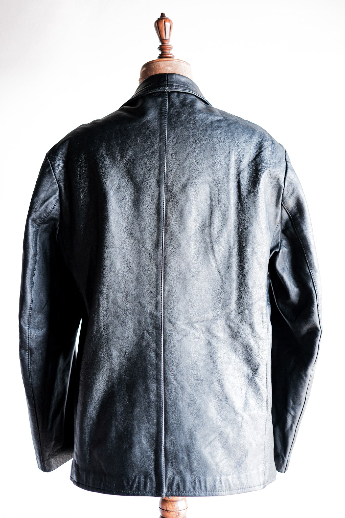 60's］French Vintage Le Corbusier Leather Work Jacket | VIEUX ET