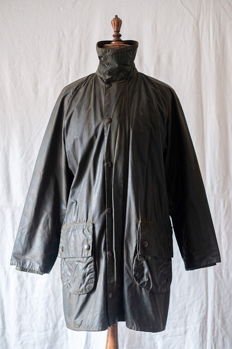 【~80's】Vintage Barbour "GAMEFAIR" 2 Crest Size.36
