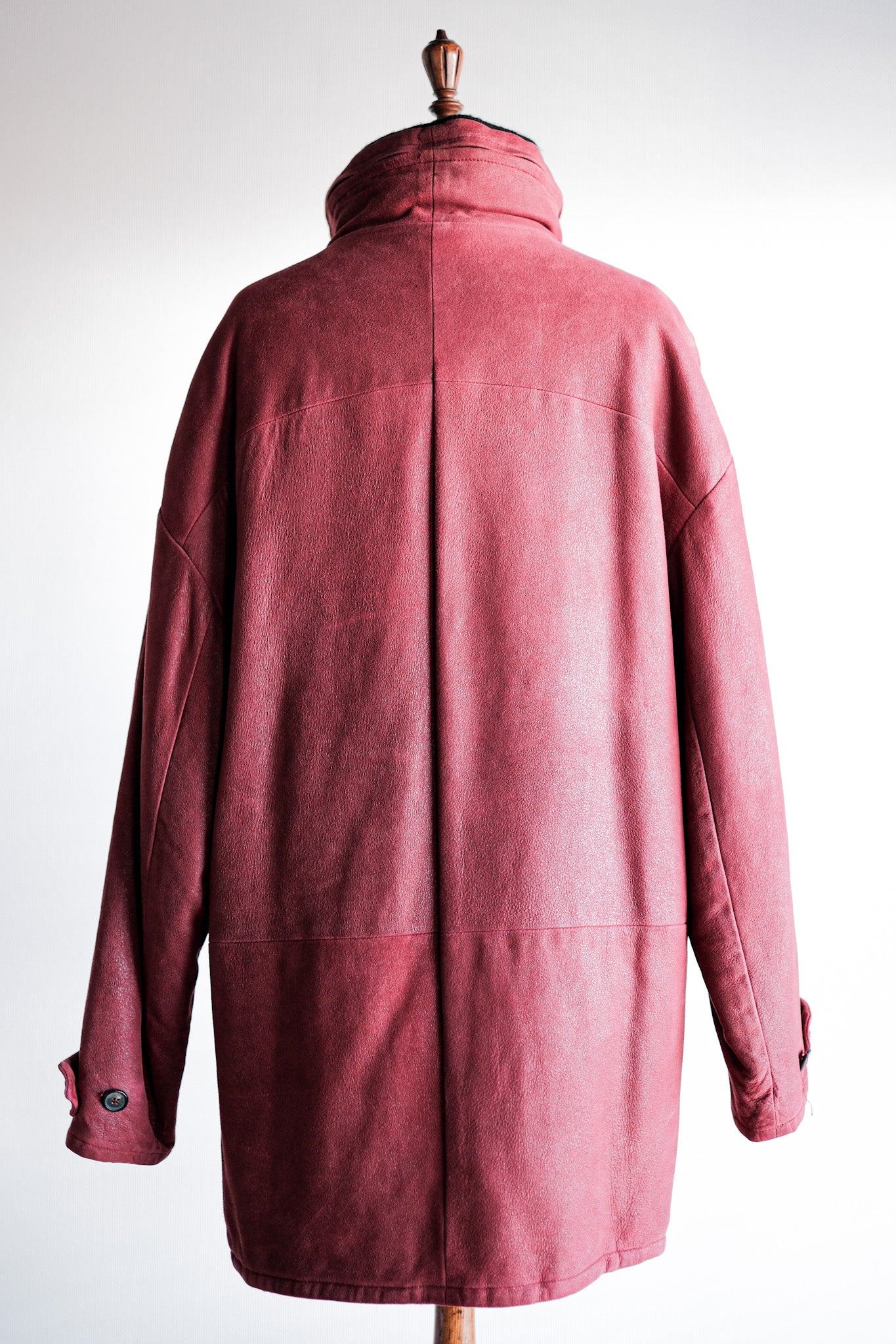 ［~90's］Old SERAPHIN Leather Reverseable Jacket Size.50