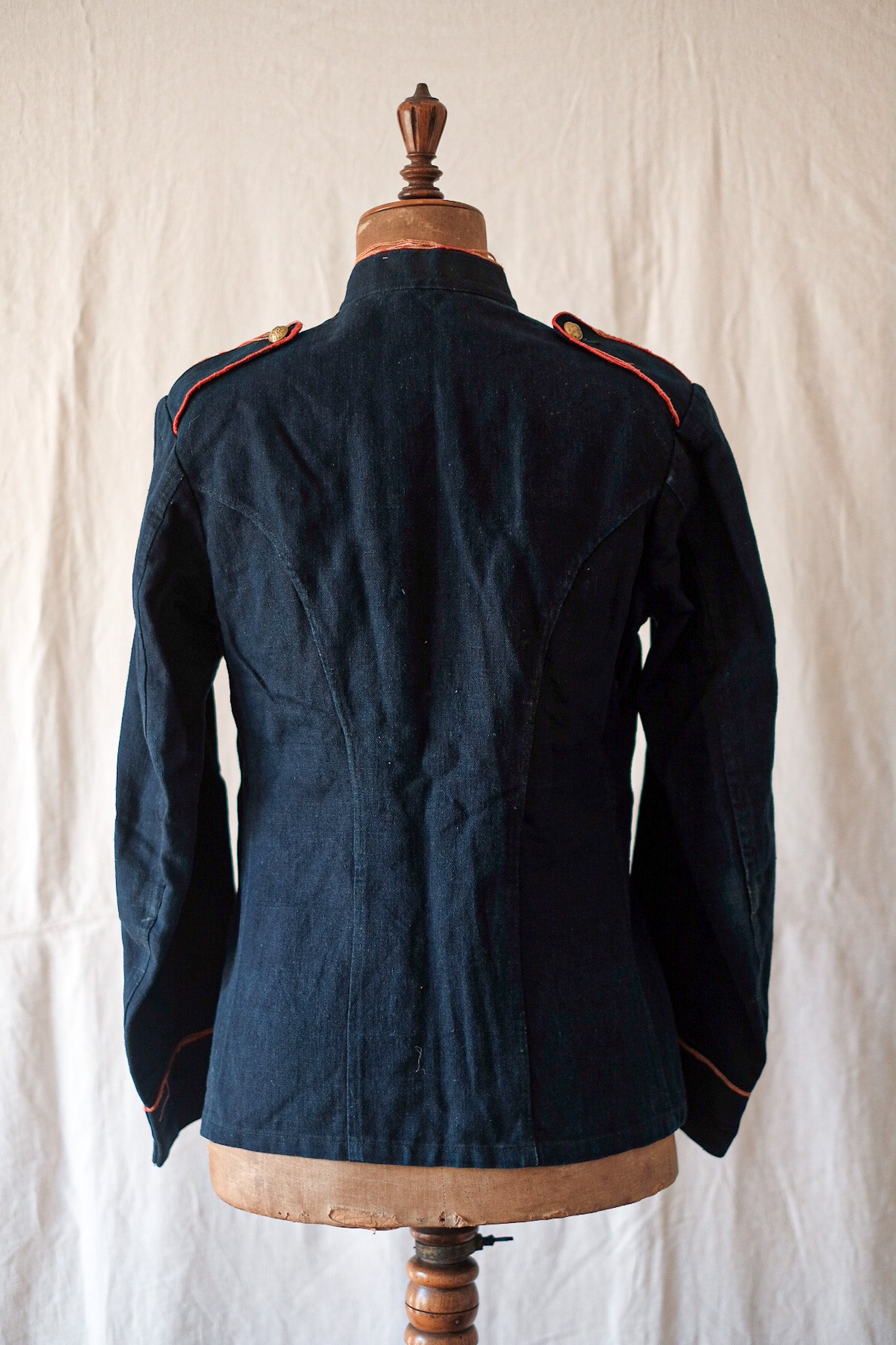 【~10's】French Vintage Indigo Metis Fireman Jacket