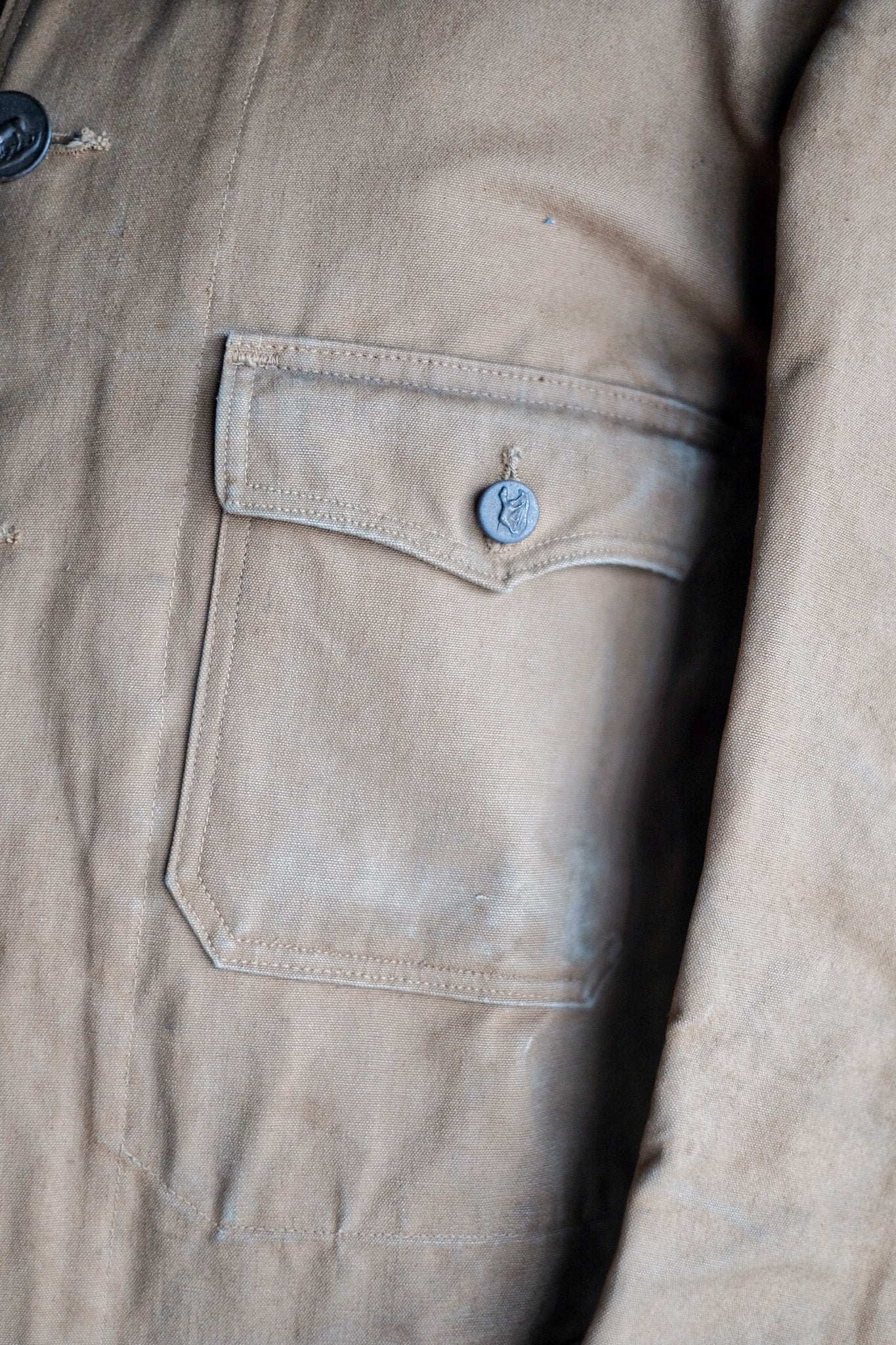 [~ 30 '] 프랑스 빈티지 코튼 사냥 재킷