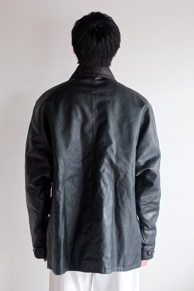 [~ 50's] Belstaff Vintage P.V.C Suit "Black Panther"