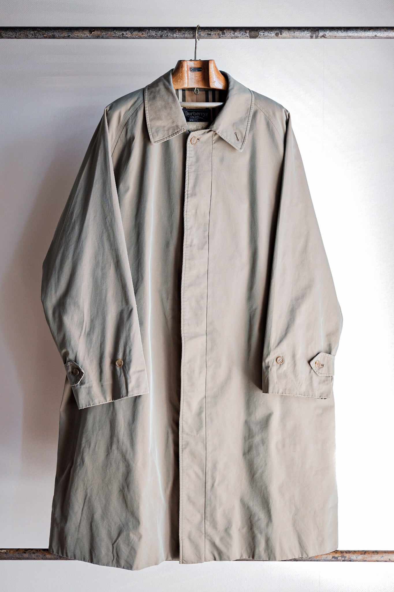 【~80's】Vintage Burberry's Single Raglan Balmacaan Coat C100 Size.58REG "TAMAMUSHI"