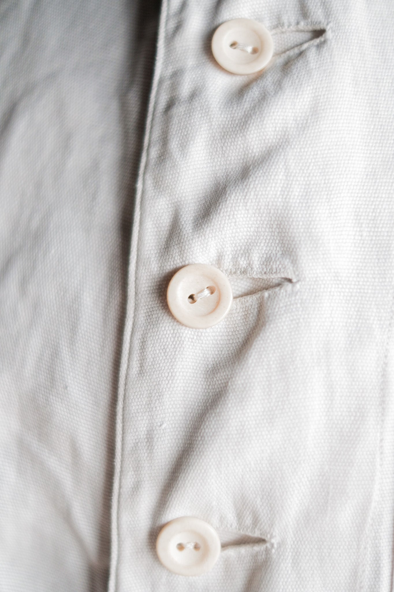 ［~20's］French Army Cotton Linen Colonial Jacket