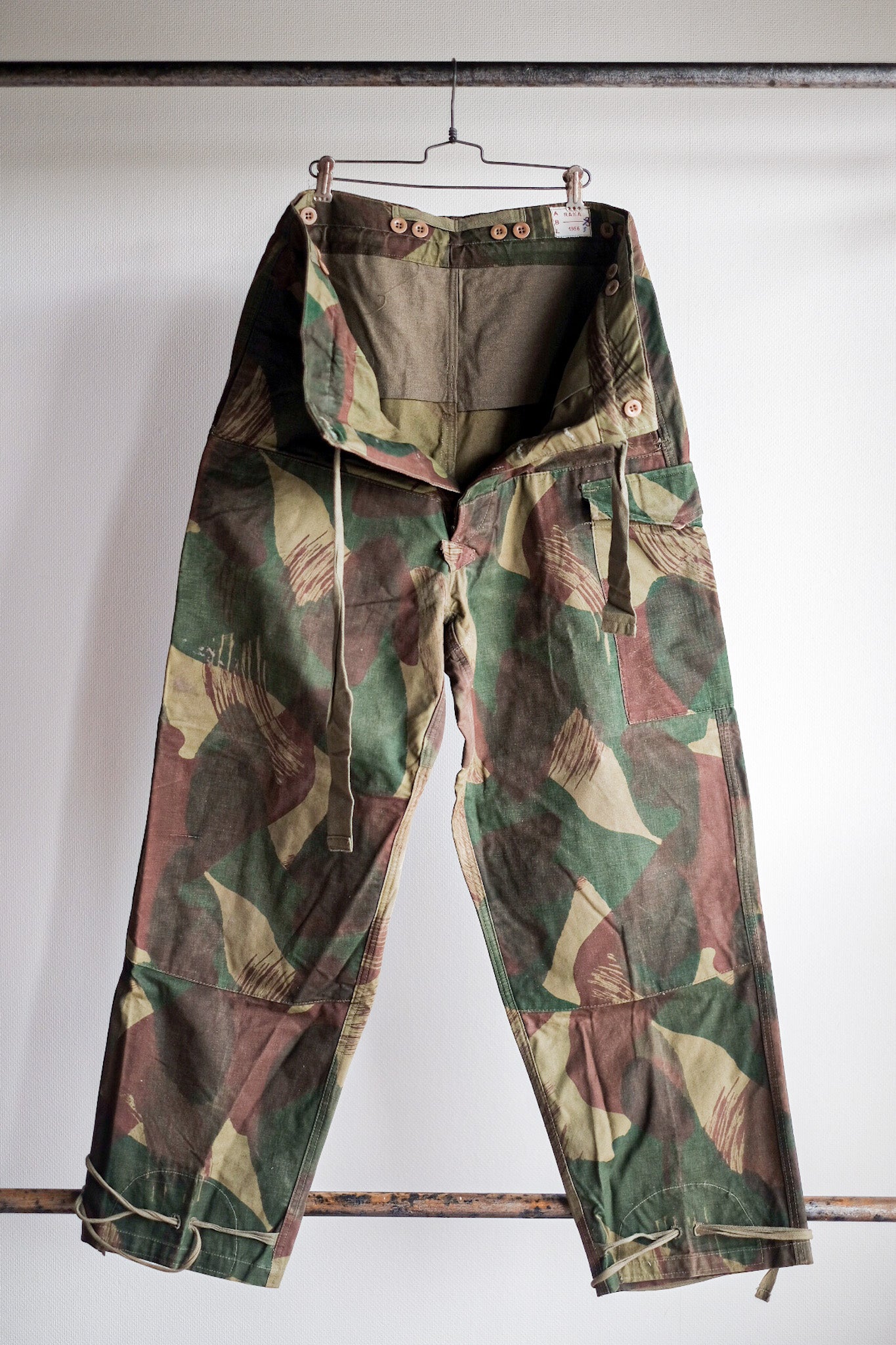 [~ 50's] Belgium Army Brushstroke Camo Airborne Pant Taille.3