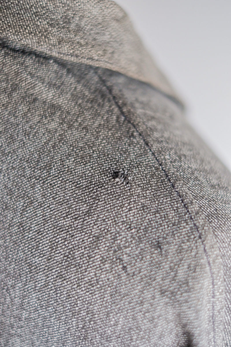 [~ 40's] เสื้อโค้ท French Vintage Black Chambray Atelier