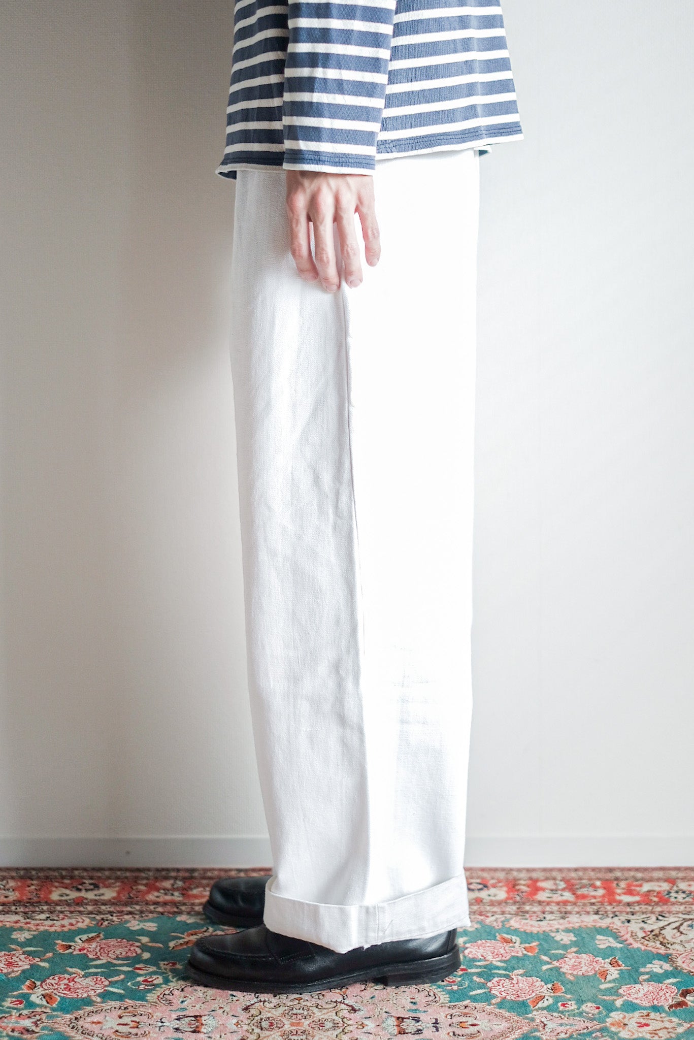 [~ 50's] pantalon de lin vintage français