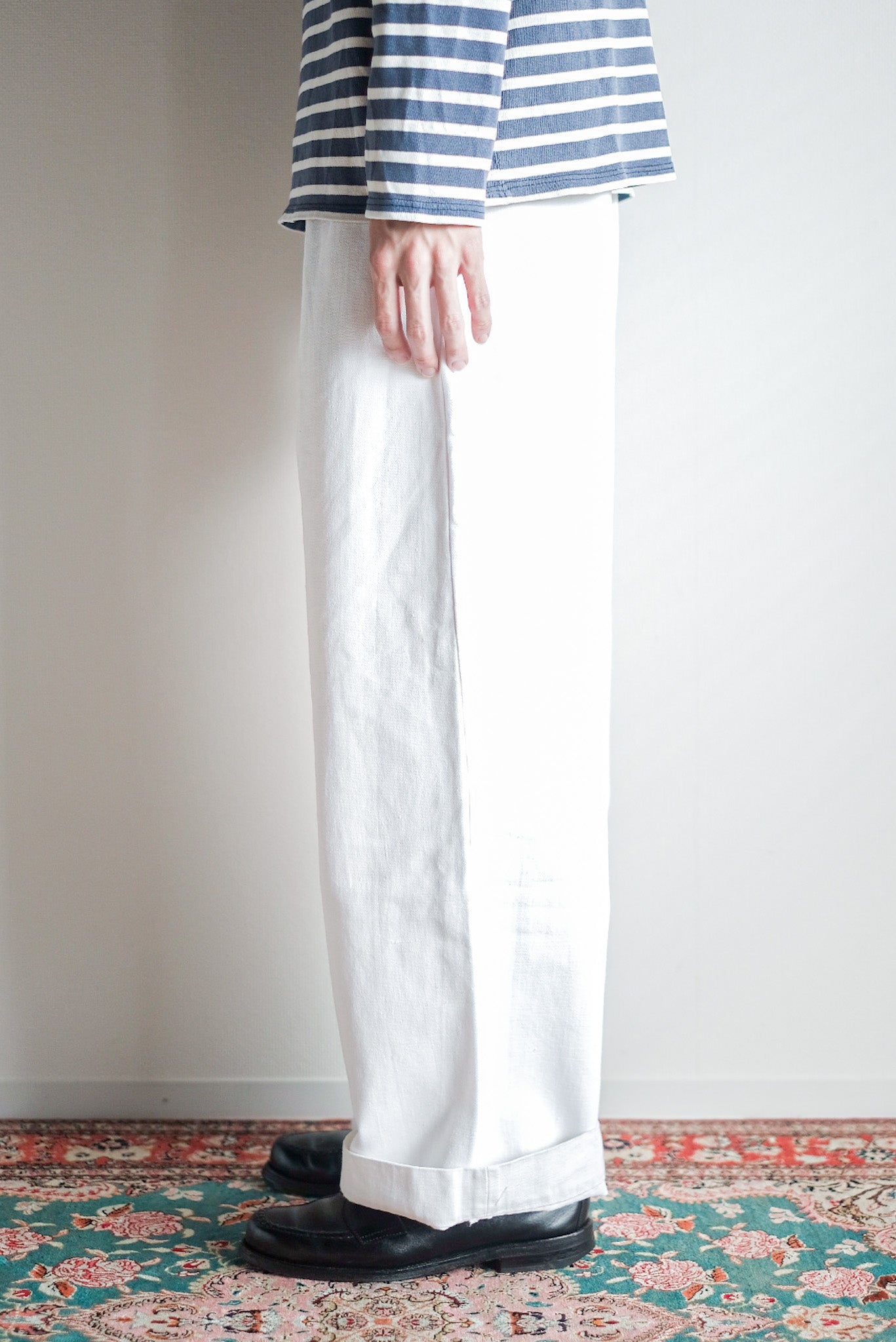［~50's］French Vintage Linen Trousers