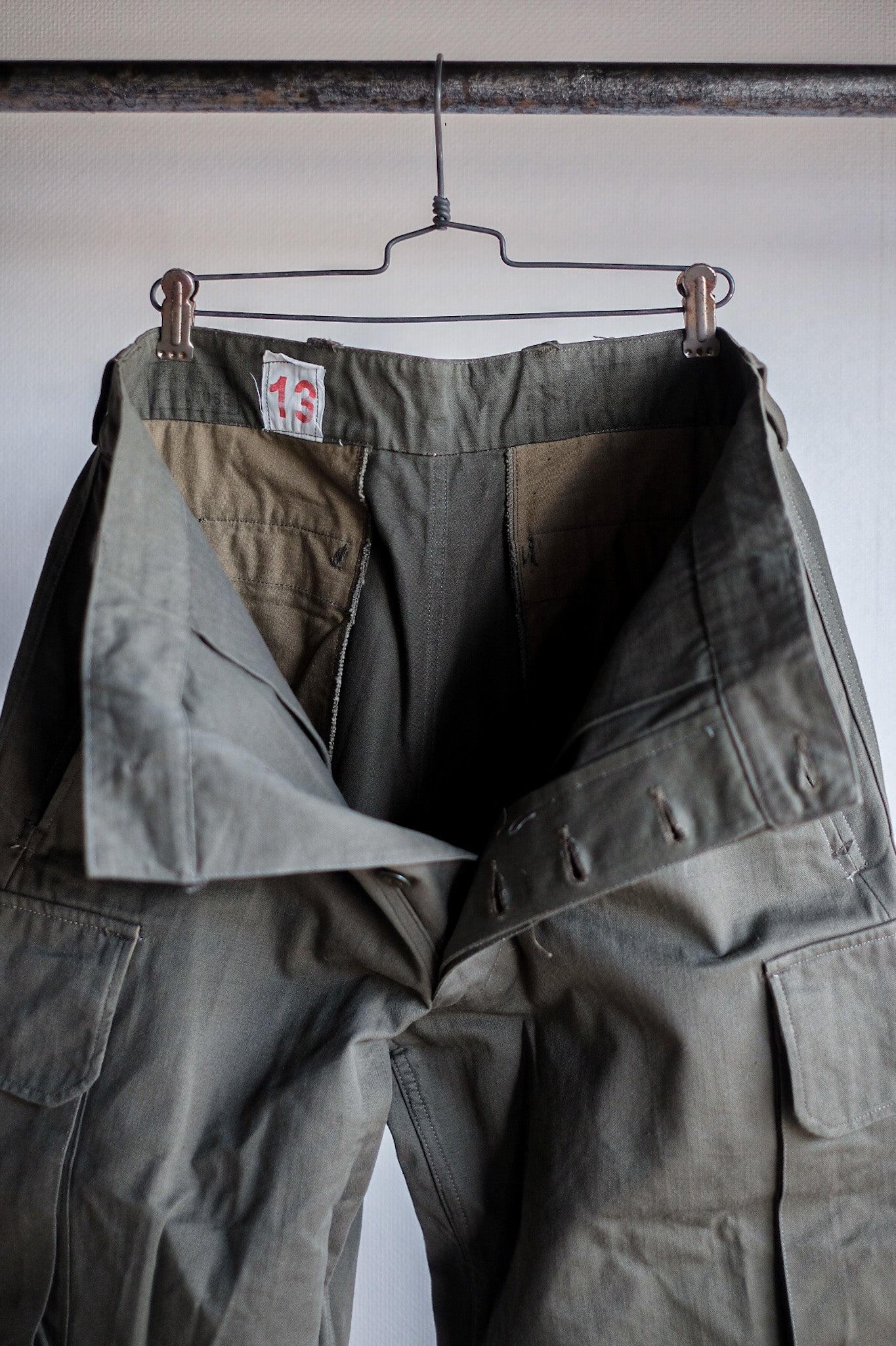 [~ 60's] Taille des pantalons de terrain de l'armée française M47.13 "Stock mort"