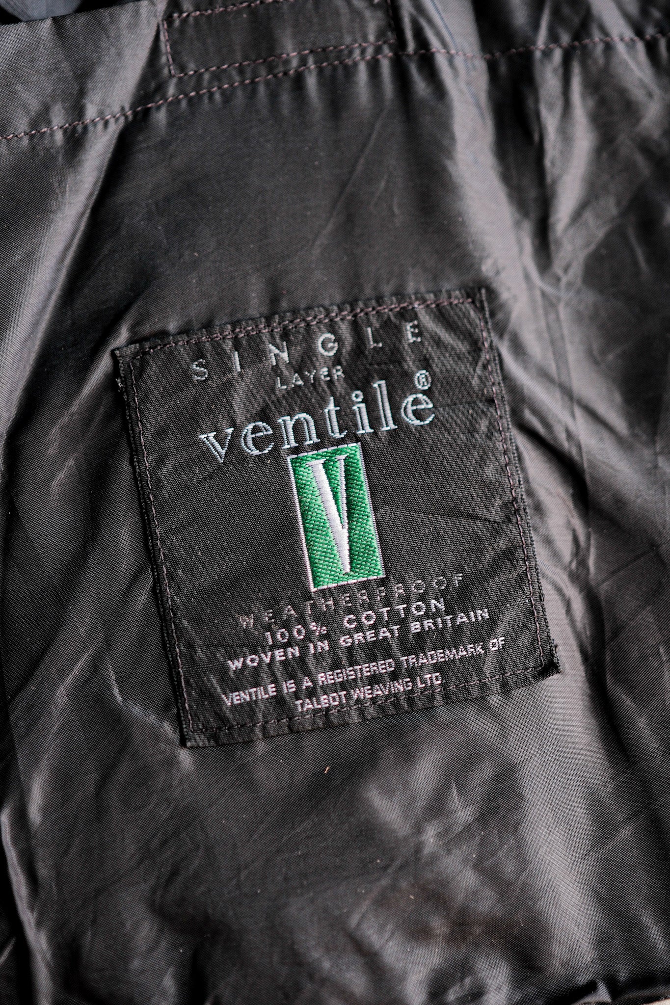 【~90's】British Vintage Ventile Jacket Size.S "KOTTE"