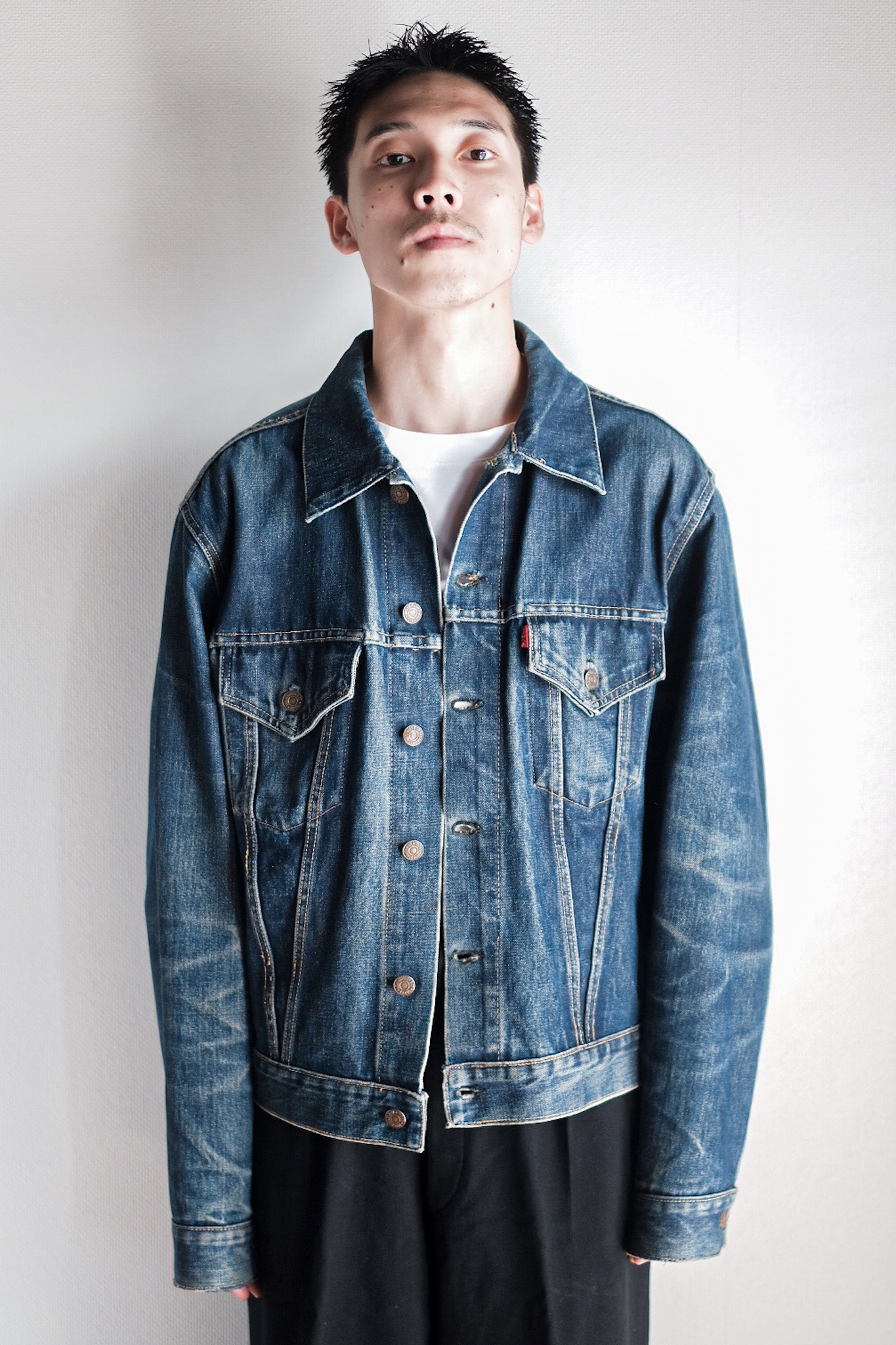 ［~60's］Vintage Levi's 557 Denim Jacket "Big E"