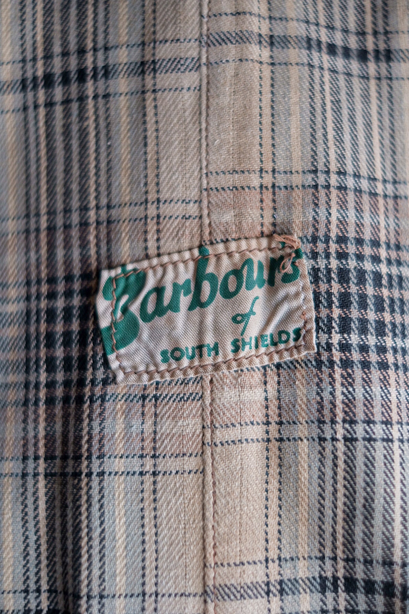 【~40's】Vintage Barbour "Solway Zipper" White Label