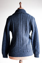 [~ 60's] French Vintage Full Full Wool Cardigan "Dead Stock"