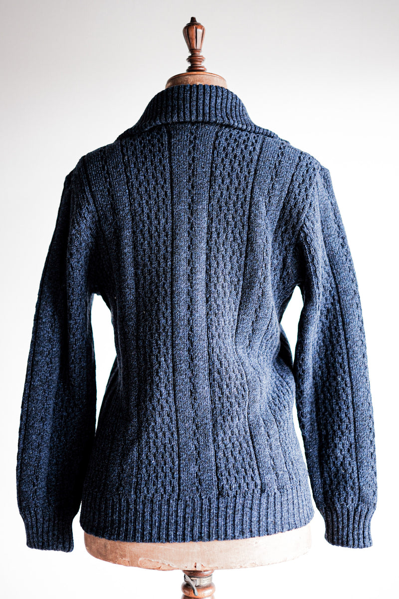 [~ 60's] French Vintage Full Full Wool Cardigan "Dead Stock"