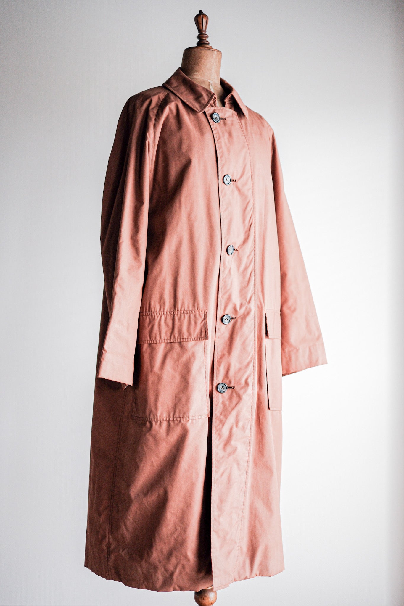 ［~80's］Vintage Aquascutum Single Raglan Soutien Collar Coat