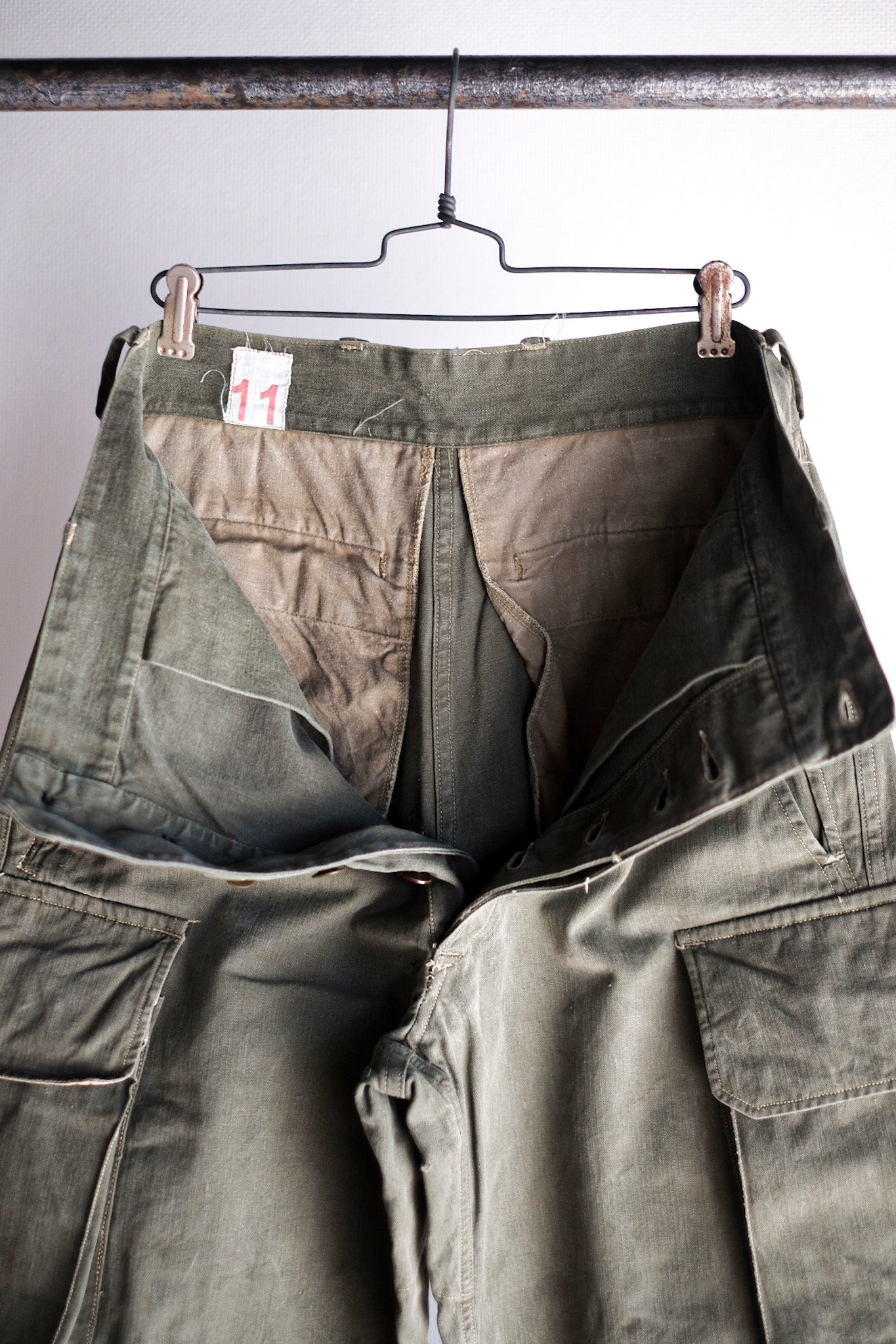 ［~60's］French Army M47 Field Trousers Size.11