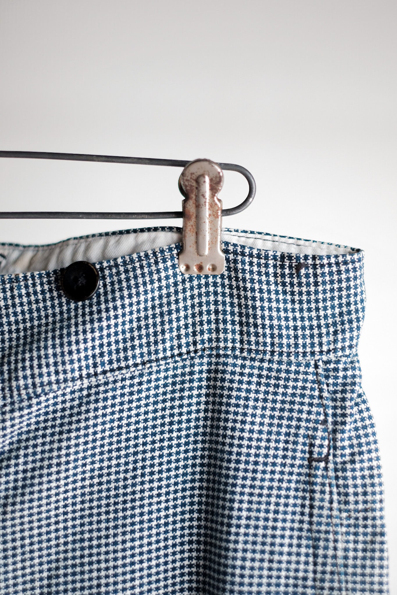 ［~30's］French Vintage Pin Check Work Pants