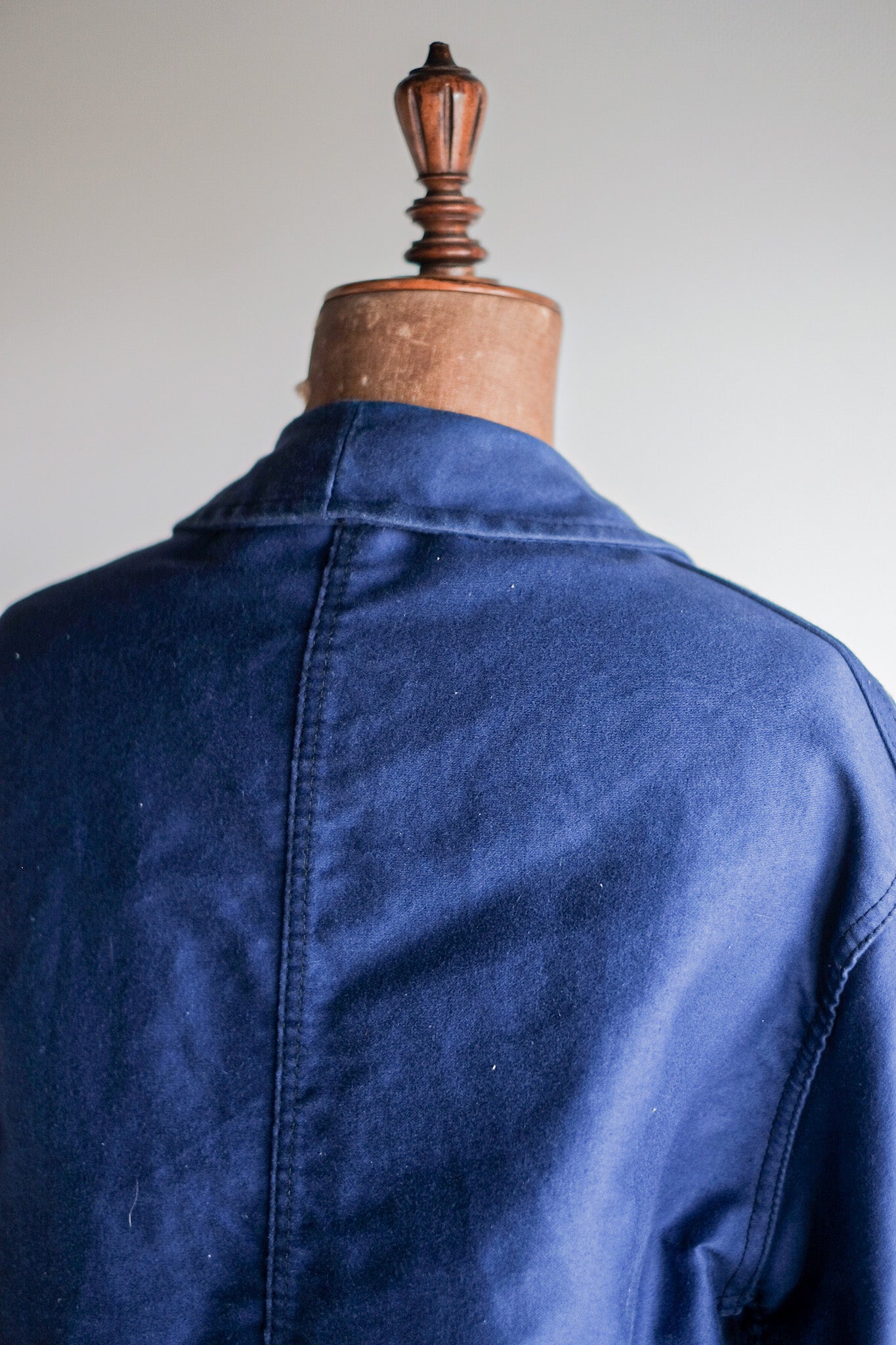 ［~60's］French Vintage Blue Moleskin Work Jacket "4 Buttons"