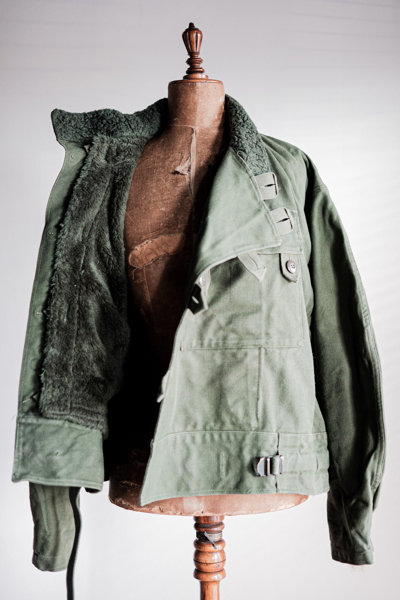 ［~60's］Swedish Army Dispatch Rider Motorcycle Jacket With Liner Size.C52