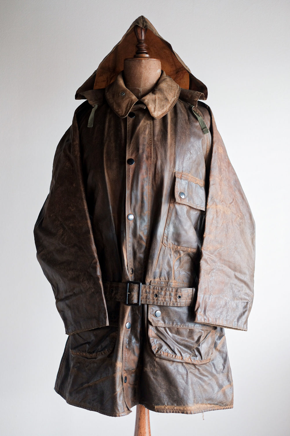 【~40's】Vintage Barbour "Solway Zipper" White Label