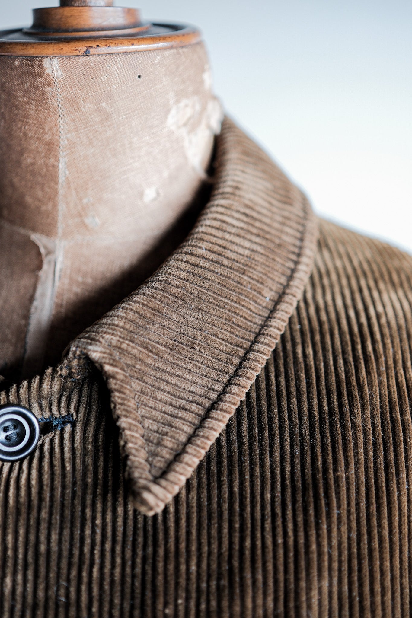 [~ 30's] French Vintage Brown Corduroy Work Jacket