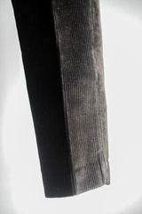 【~30's】French Vintage Dark Brown Corduroy Work Pants "Dead Stock"