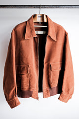 [~ 40's] แจ็คเก็ตนักปั่นจักรยาน Brown Vintage Vintage Vintage