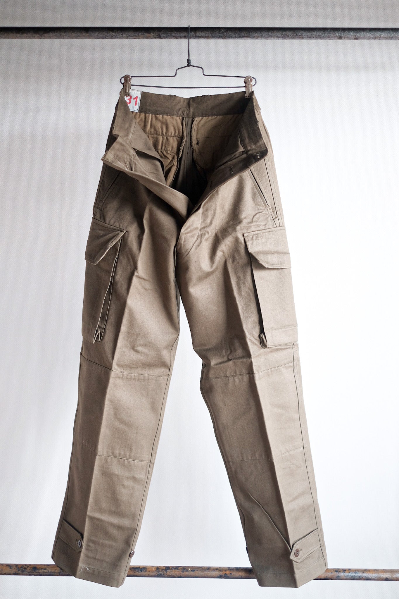 [~ 60's] Taille des pantalons de terrain de l'armée française M47.31 "Stock mort"