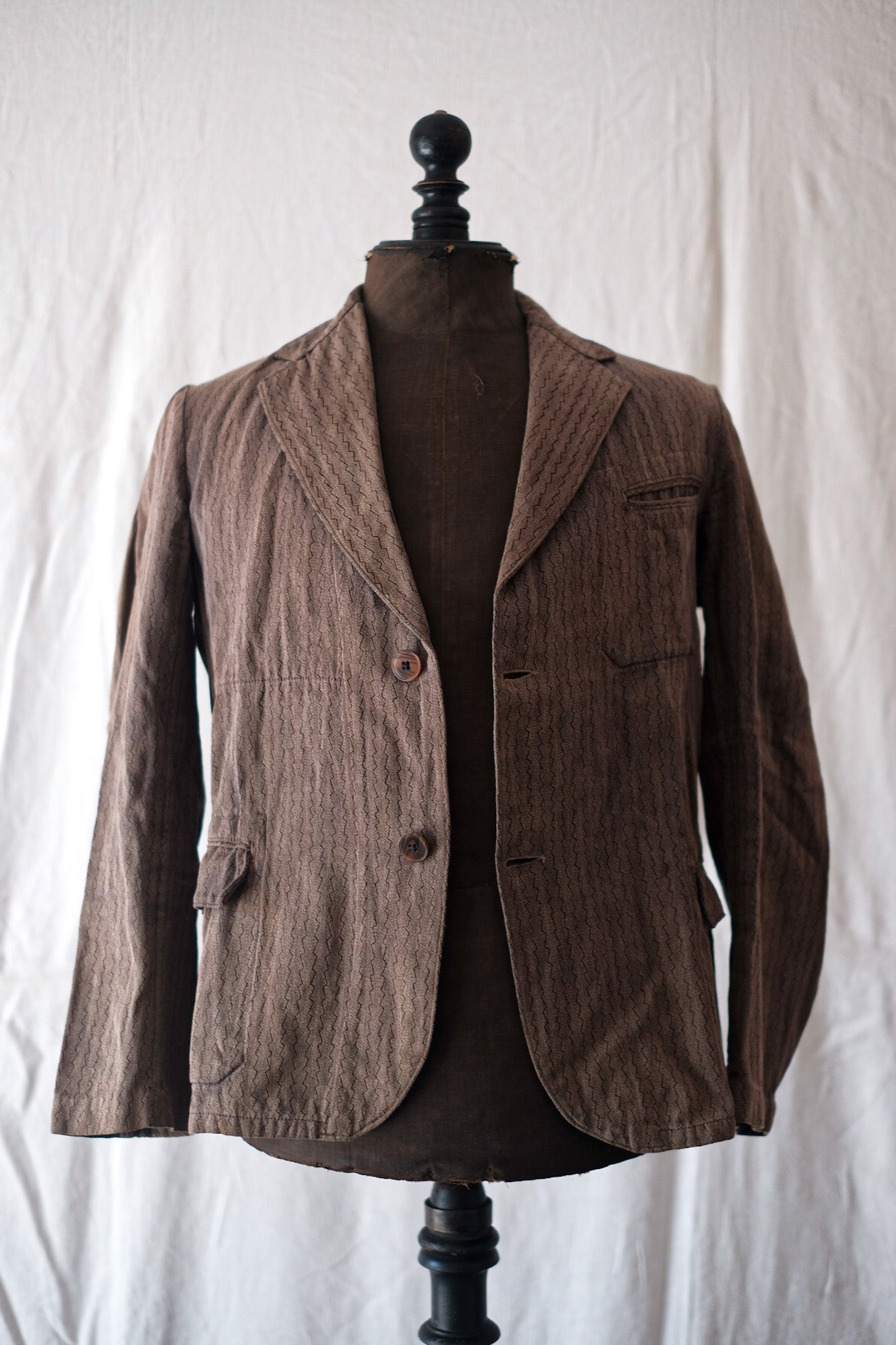[~ 30 '] 프랑스 빈티지 농민면 재킷