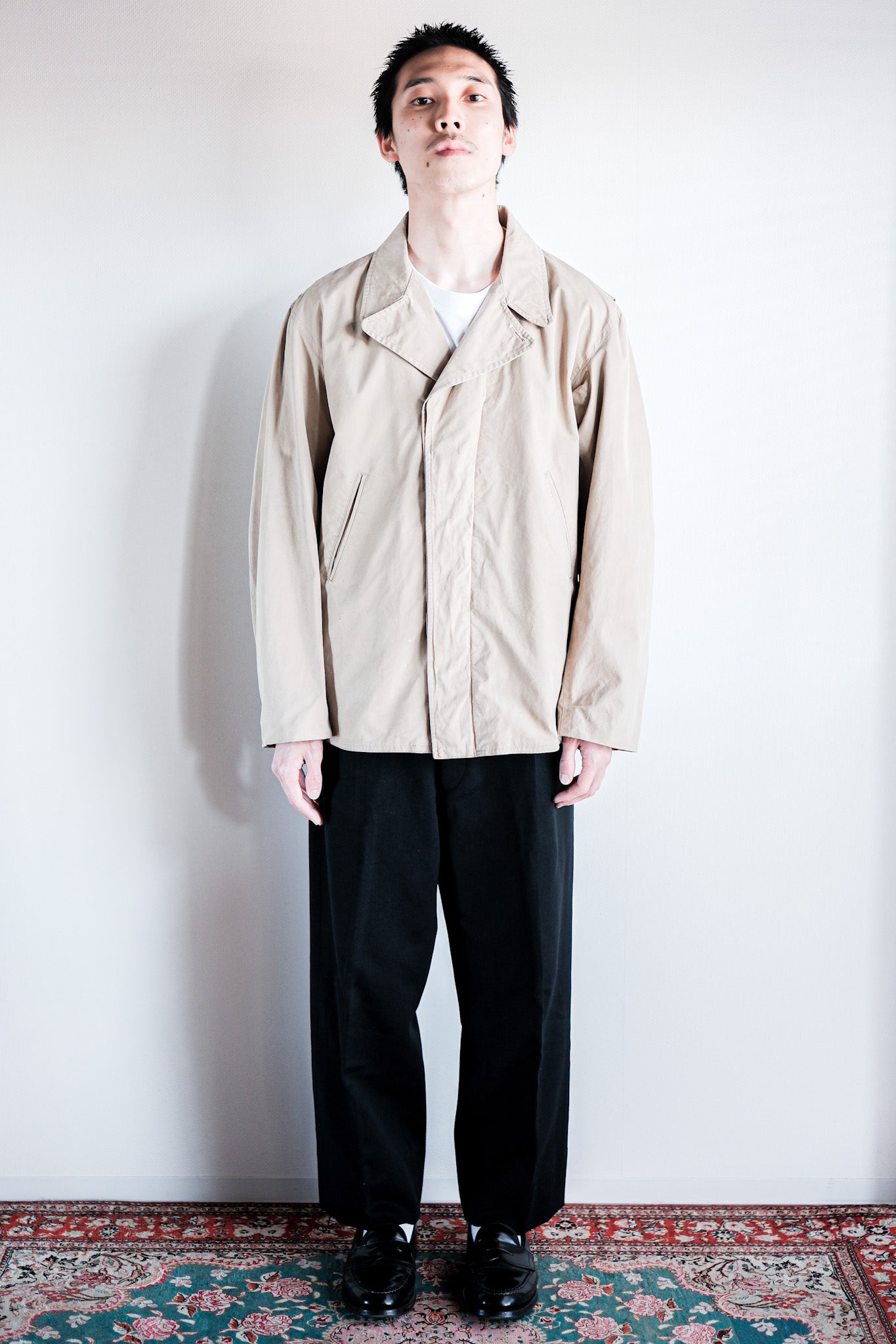 ［~50's］British Vintage Half Belt Ventile Jacket "Elton Weatherpoof"