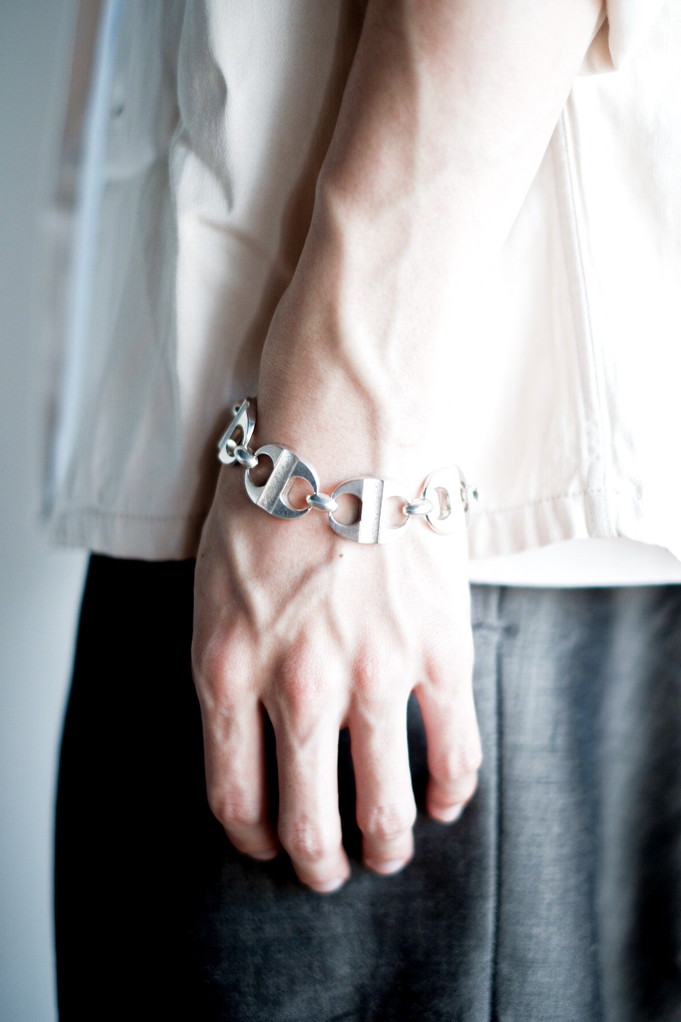 ［~60’s］Europe Vintage Silver 835 Bracelet