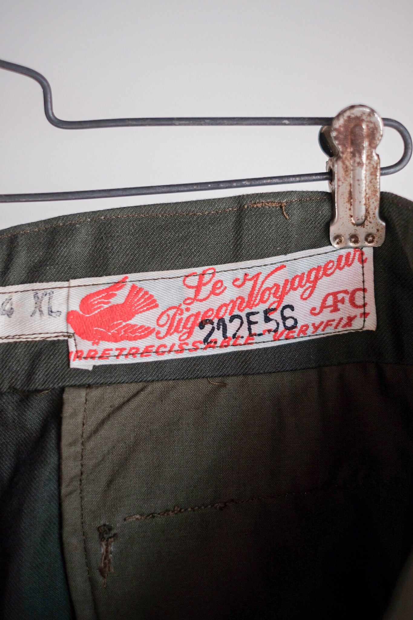 [~ 50's] กองทัพอากาศฝรั่งเศส M47 ขนาดกางเกงขนาด 84xl "Le Pigeon Voyageur" ​​"Dead Stock"