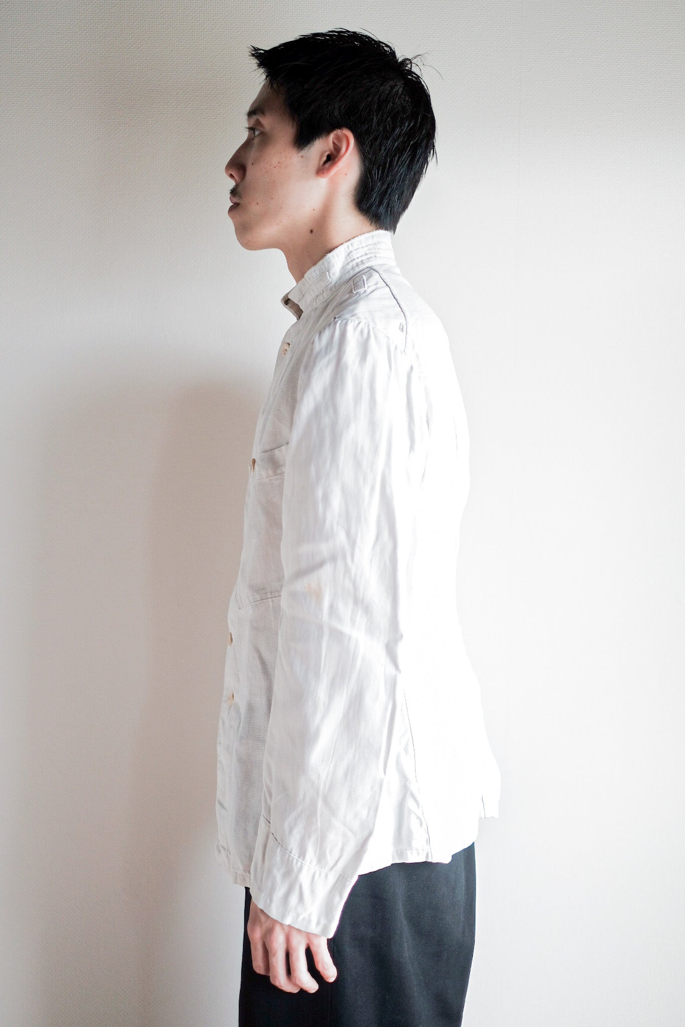 【~20's】French Army Cotton Linen Colonial Jacket