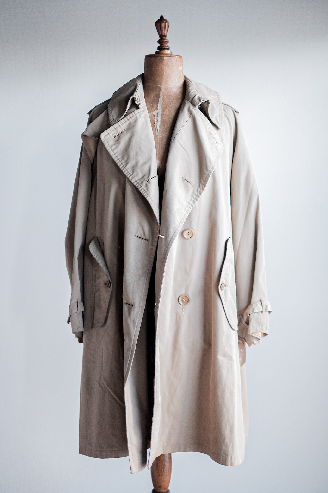 ［~60's］Vintage Burberry's Single Raglan Trench Coat "COMMANDER Ⅱ"