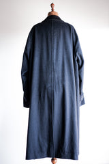 [〜90年代]復古Burberry的單一raglan balmacaan外套。60RX“純羊絨”