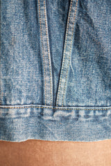 [~ 60's] ขนาดแจ็คเก็ตยีนส์ 559xx ของ Vintage Levi ขนาด 44 "รับประกัน"
